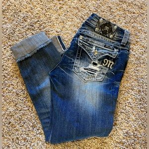 Miss Me distressed ankle jeans